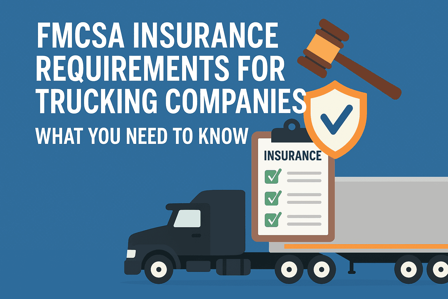 FMCSA Insurance Requirements for Trucking Companies: What You Need to Know